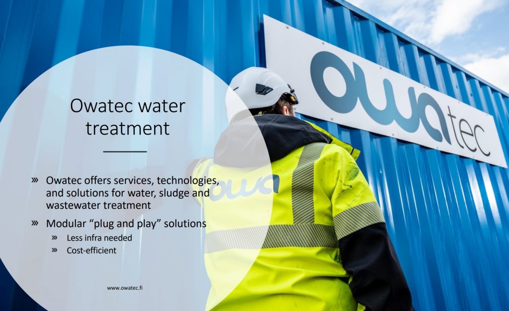 Owatec Water Treatment Finnish Norwegian Investments